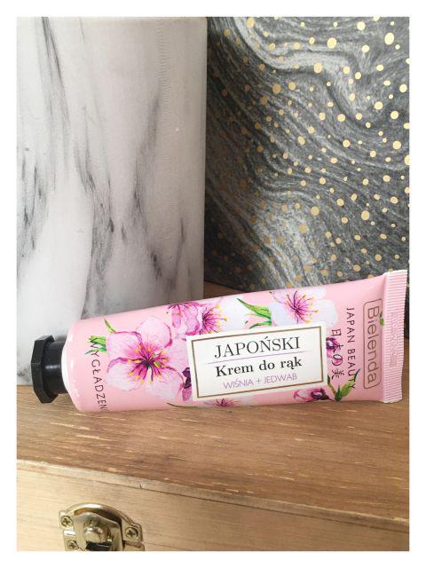 Bielenda Japan Beauty, Krem do rąk, Japoński, Wygładzenie, Wiśnia + Jedwab