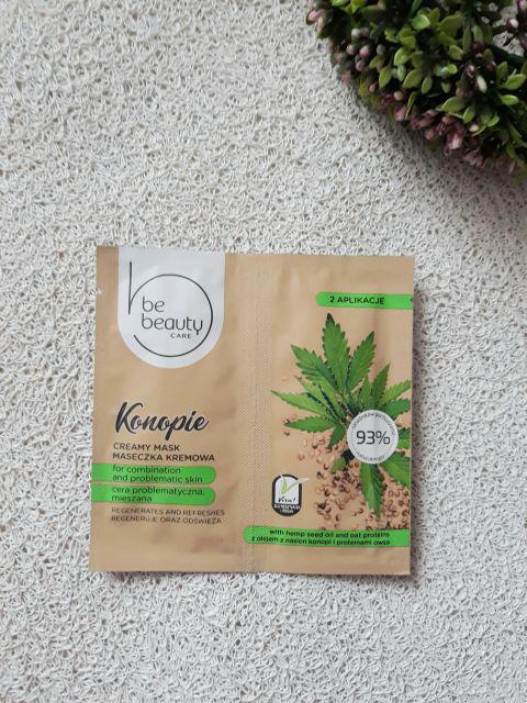 BeBeauty Care, Maseczka do twarzy, Kremowa, Cera problematyczna i mieszana, Regeneracja i odświeżenie, Konopie