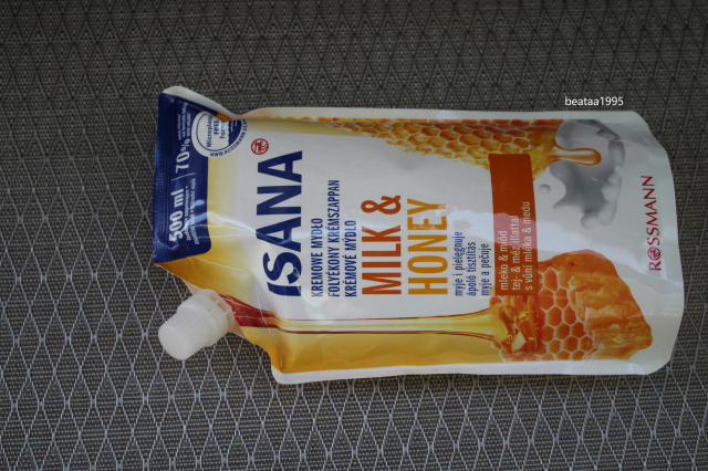 Isana Mydło do rąk w płynie, Mleko i miód