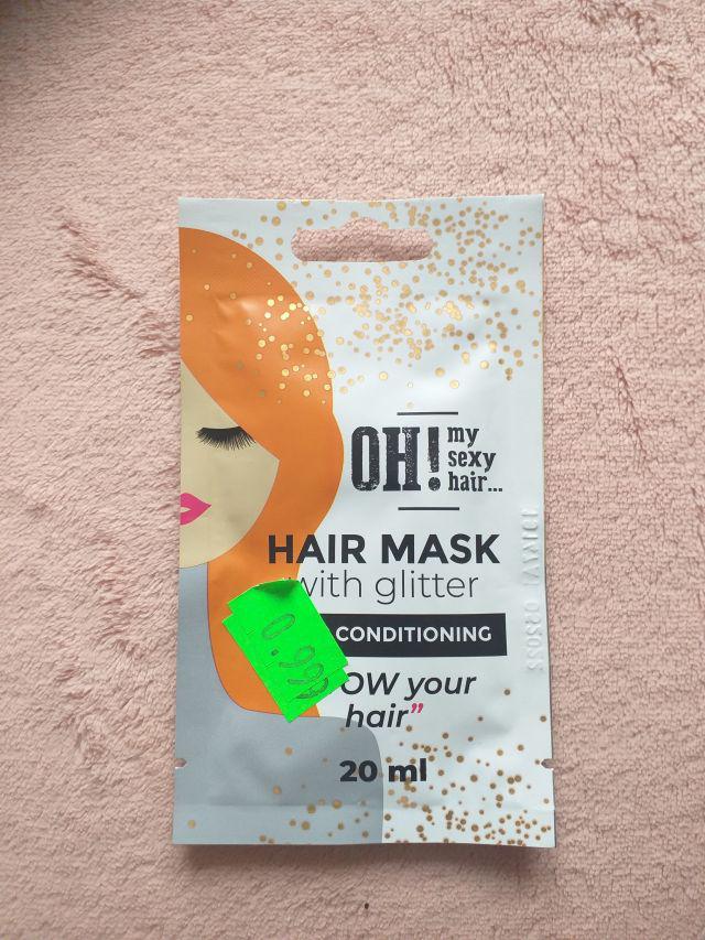 OH! my sexy hair Maska do włosów, Brokatowa, With Glitter, Deep Conditioning