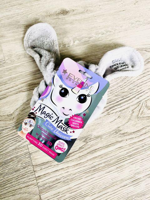 Eveline Magic Mask, Maska w płacie, Oczyszczająca, Cute Unicorn
