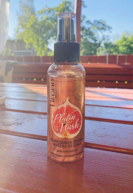 Lirene Dermoprogram, Mgiełka do ciała, Nawilżająca, Żelowa, Platin Flash