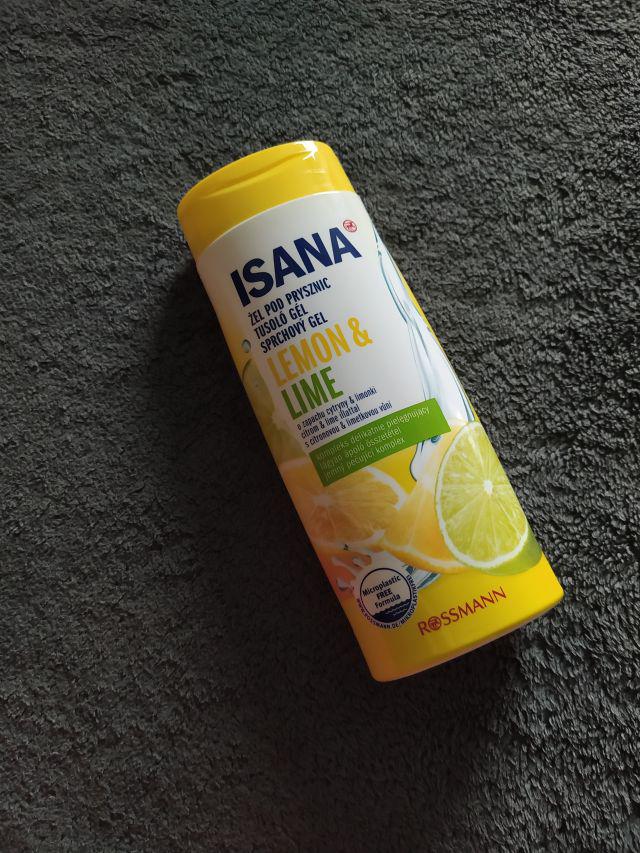 Isana żel pod prysznic lemon & lime