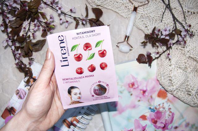 Lirene Dermoprogram, Witaminowy koktajl dla skóry z witaminą C, Rewitalizująca maska peel-off