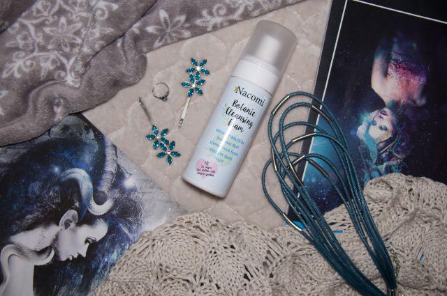 Nacomi Pianka do mycia twarzy, Botaniczna, Botanic Cleansing Foam, Extract of Shikaki Nut, Gypsophila Root and Dessert Date Fruit