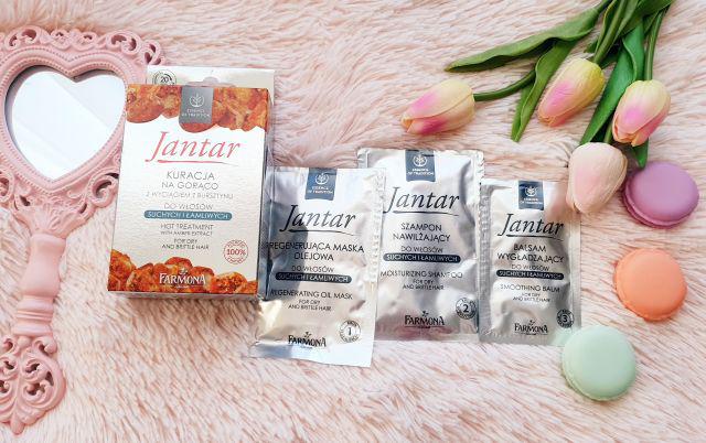 Farmona Jantar, Kuracja do włosów na gorąco, Z wyciągiem z bursztynu, Do włosów suchych i łamliwych