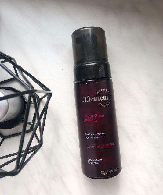 Vis Plantis Element, filtrat śluzu ślimaka, kremowa pianka do mycia twarzy i oczu