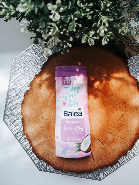 Balea Kremowy żel pod prysznic, Today is My Day Dream Big o zapachu kokosa i cukierków lodowych 