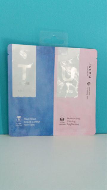 Frudia My Orchard TU Drawing Mask, Maska do skóry problemowej mieszanej, strefa T i U