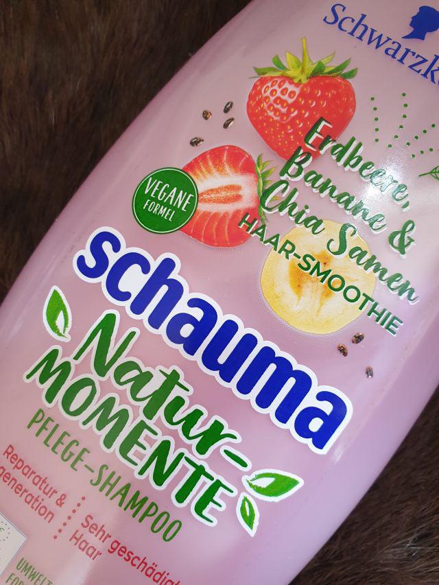 Schwarzkopf Schauma, Nature Moments, Szampon do włosów, Strawberry & Banana & Chia Seeds