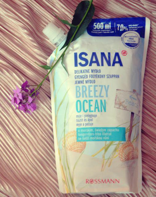 Isana Mydło do rąk w płynie, Breezy Ocean