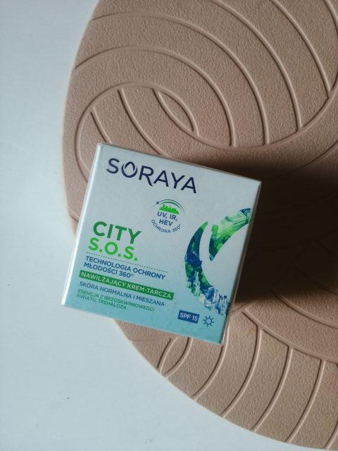 Soraya City S.O.S., Krem-tarcza do twarzy, Nawilżający, Skóra normalna i mieszana