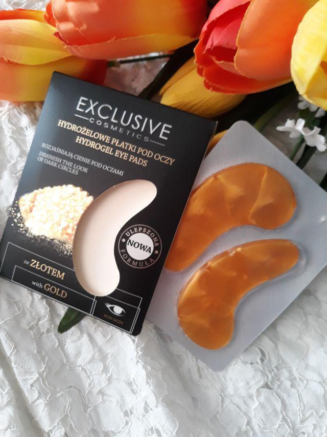 Exclusive Cosmetics Płatki pod oczy, Hydrożelowe, Ze złotem