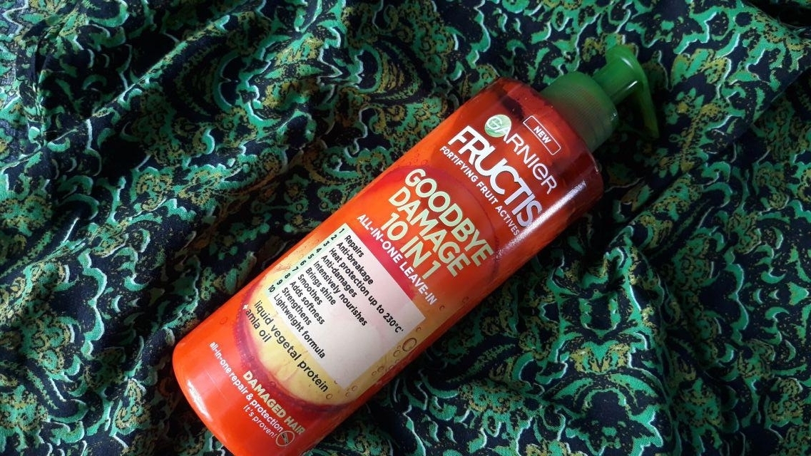 Garnier Fructis, Goodbye Damage, Krem bez spłukiwania, 10w1