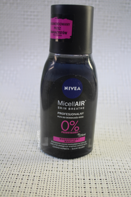 Nivea MicellAIR Skin Breathe, Profesjonalny płyn do demakijażu oczu
