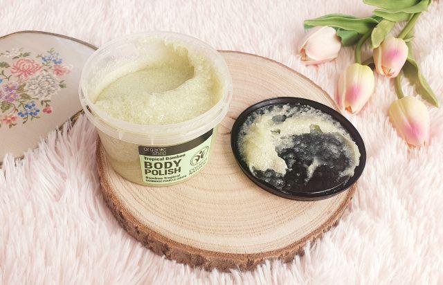 Organic Shop Scrub do ciała, Bambus i sól morska