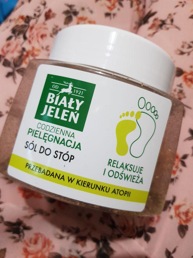 Biały Jeleń Hipoalergiczna sól do kąpieli stóp, Odświeżenie i Relaks 