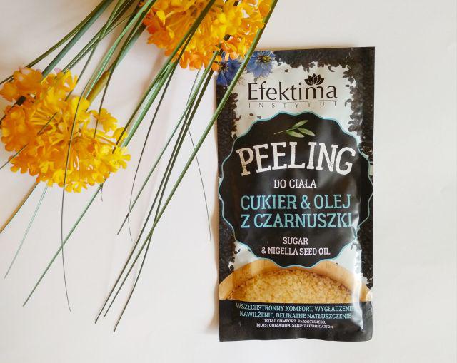 Efektima Peeling do ciała, Cukier i olej z czarnuszki