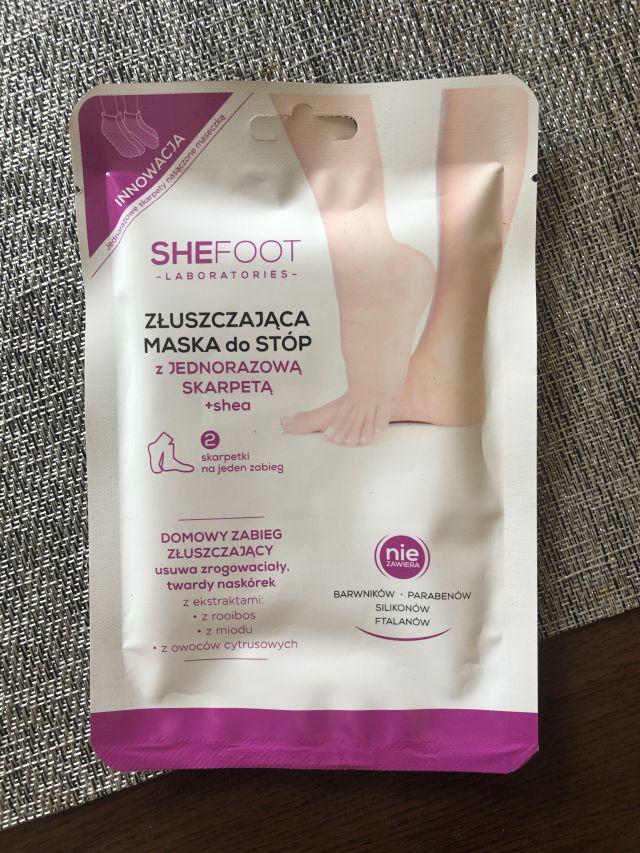 SheFoot Maska do stóp, Złuszczająca, W formie jednorazowych skarpetek