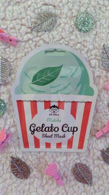 Dr. Mola Maska do twarzy w płacie, Gelato Cup Sheet Mask, Matcha