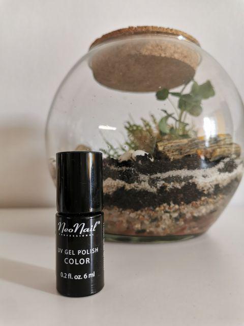 Neonail czarny lakier hybrydowy 