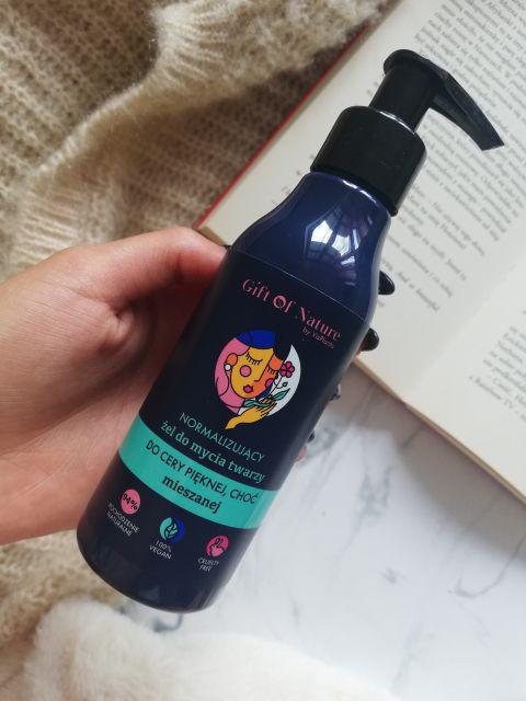 Vis Plantis Gift Of Nature, Żel do mycia twarzy, Normalizujący, Do cery pięknej, choć mieszanej