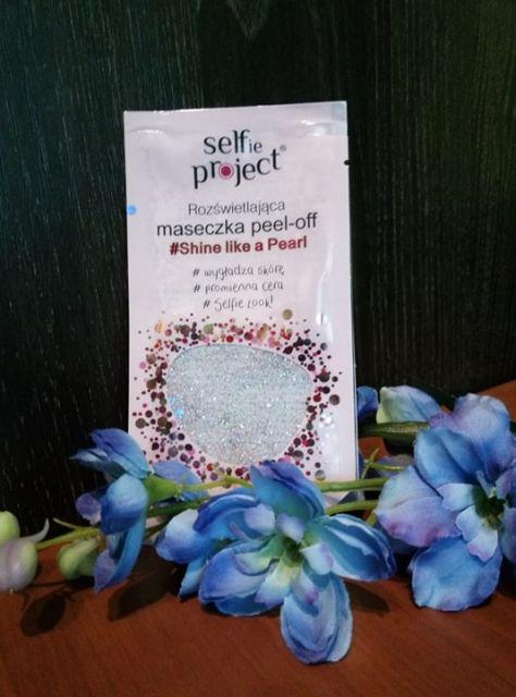 Selfie Project Maska do twarzy, Peel-off, Rozświetlająca, #Shine like a Pearl
