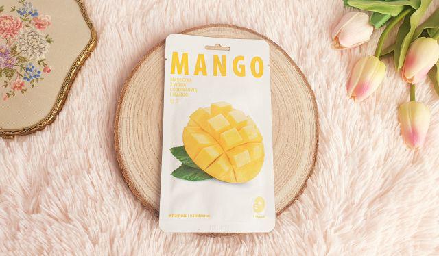Mishe Maska do twarzy w płachcie, Mango, Z wodą lodowcową