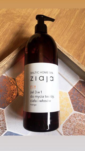 Ziaja Baltic Home SPA, Fit, Żel do mycia twarzy, ciała i włosów, 3w1, Mango