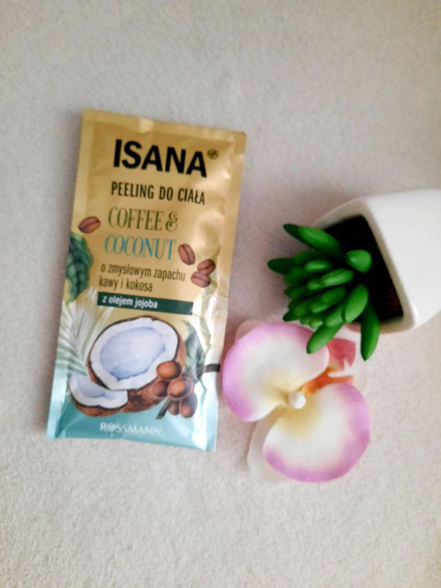 Isana Peeling do ciała, Coffee & Coconut, Z olejem jojoba