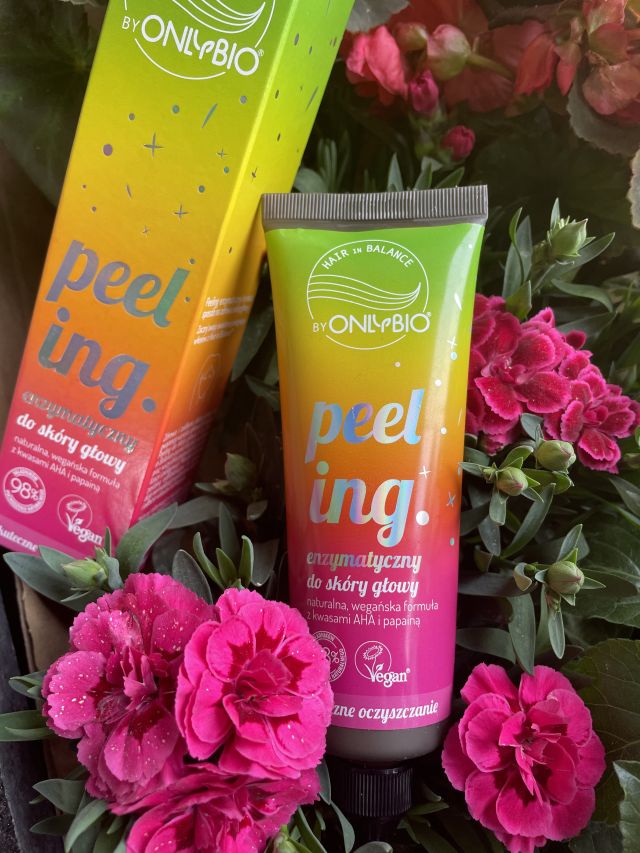 OnlyBio Hair Balance, Peeling do skóry głowy, Formuła z białą glinką, pestkami moreli i kwasem mlekowym 