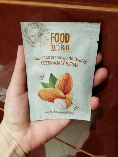 Food forSkin Maseczka do twarzy, Kremowa, Odżywiająca, Migdał