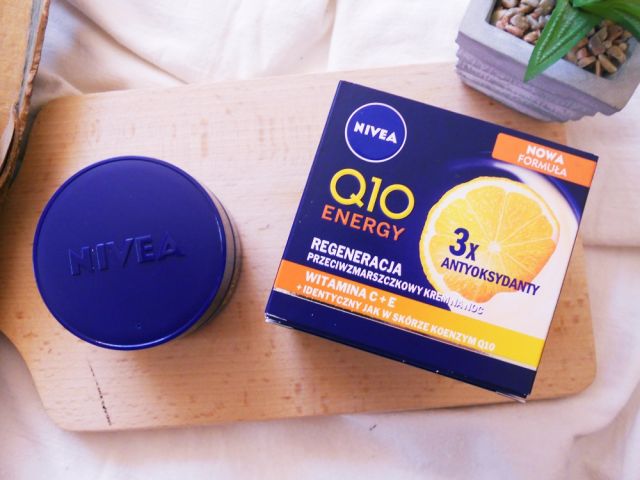 Nivea Q10 Energy, Krem do twarzy, Na noc, Przeciwzmarszczkowy, Regeneracja