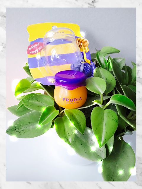 Frudia Balsam do ust w słoiczku, Odżywczy, Hydrating Honey Lip Balm, Blueberry