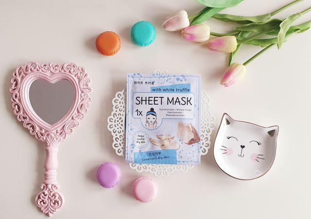 Mascot Europe Maska do twarzy w płacie, White Truffle