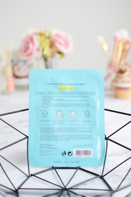 A'pieu Maska do twarzy w płacie, Sweet Canola Honey House Mask