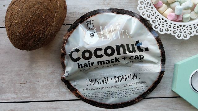 Maska do włosów z czepkiem Bear Fruits Coconut