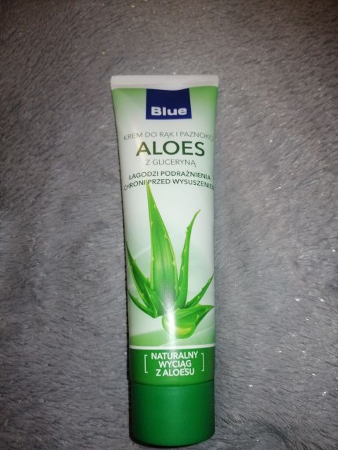 Blue Krem do rąk i paznokci, Aloes z gliceryną