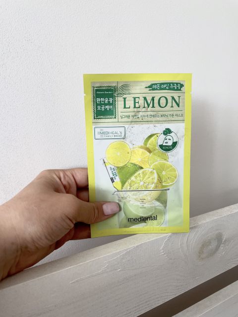 Mediental Maska do twarzy w płacie, Cytryna