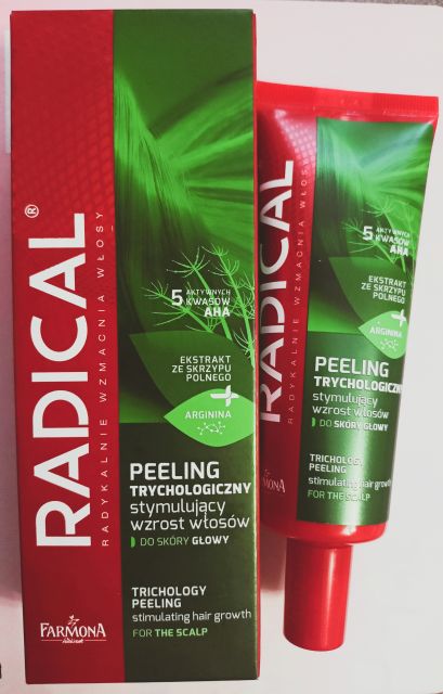 Radical Peeling trychologiczny do skóry głowy, Stymulujący wzrost włosów
