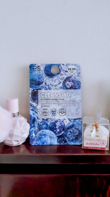 PS... Maseczka do twarzy, Bubble Mask, Blueberry