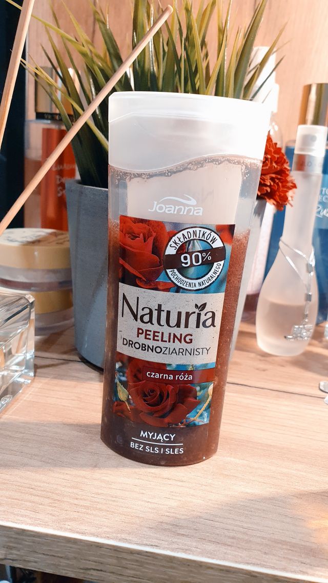Joanna Naturia, Peeling myjący, Drobnoziarnisty, Czara róża
