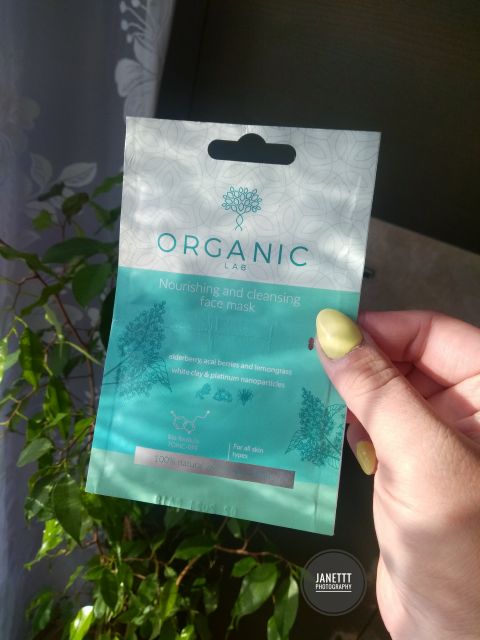 Organic Lab Maseczka do twarzy, Oczyszczająco-kojąca