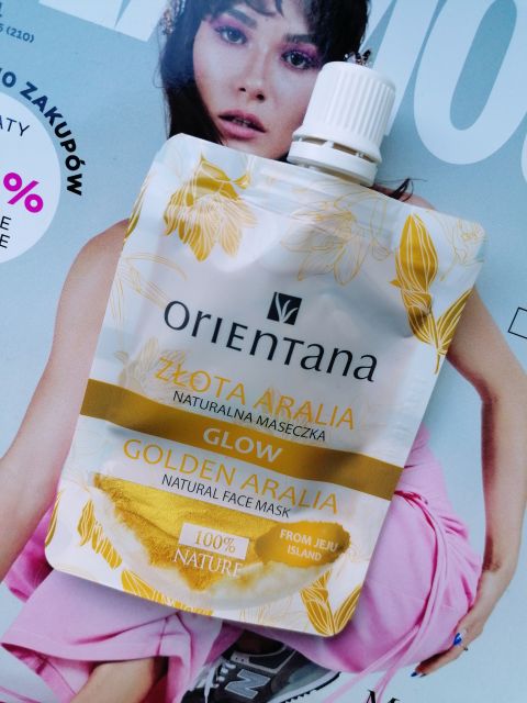 Orientana maseczka Złota Aralia