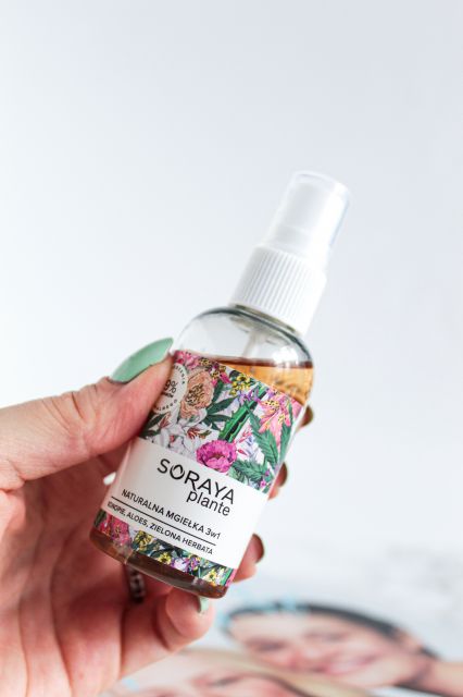 Soraya Plante, Naturalna mgiełka do twarzy konopie, aloes, zielona herbata