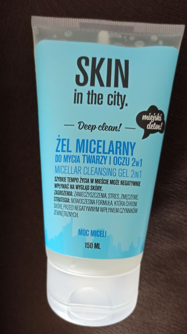 Skin in the City Żel micelarny do mycia twarzy i oczu, 2w1