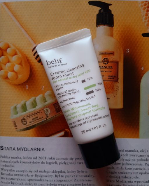 Belif Pianka do twarzy, Oczyszczająca, Creamy Cleansing Foam Moist