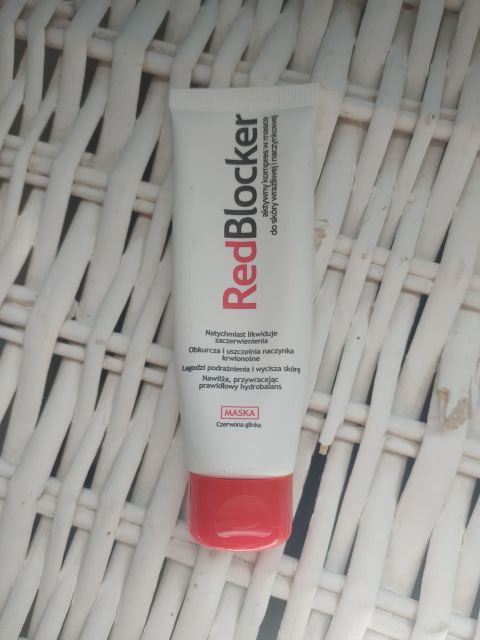 RedBlocker Aktywny kompres w masce, Skóra wrażliwa i naczyniowa 