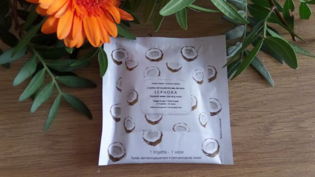 Sephora Chusteczki do demakijażu, Kokos