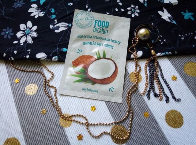 Marion Food for Skin, Maseczka do twarzy, Nawilżająca, Olej kokosowy